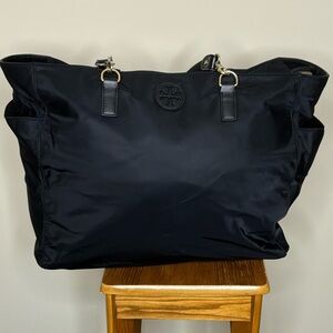 Large Black Tory Burch Diaper Bag
